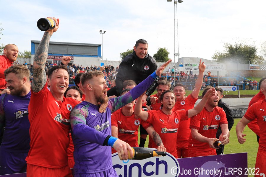 Cowdenbeath v Bonnyrigg Rose . The full time celebrations 