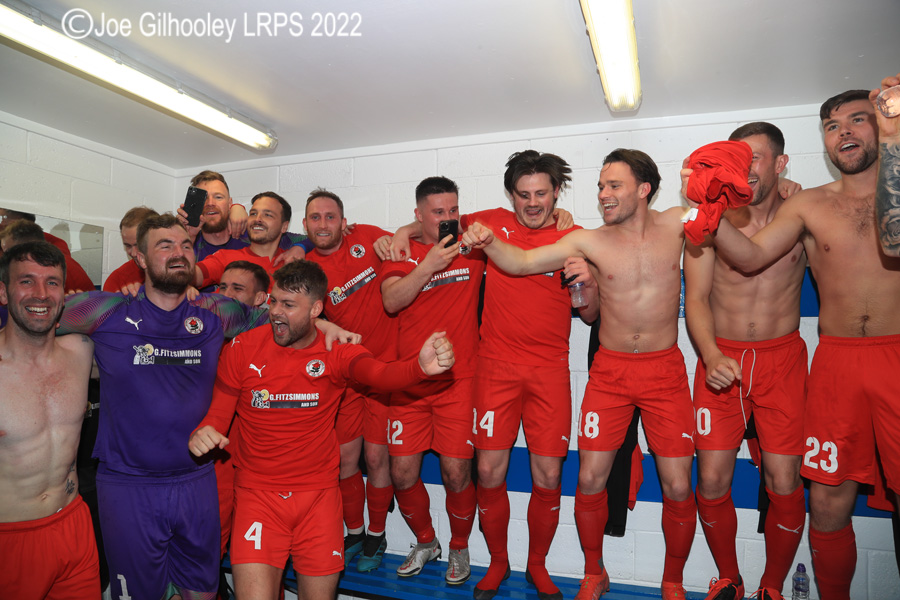 Cowdenbeath v Bonnyrigg Rose . The full time celebrations 