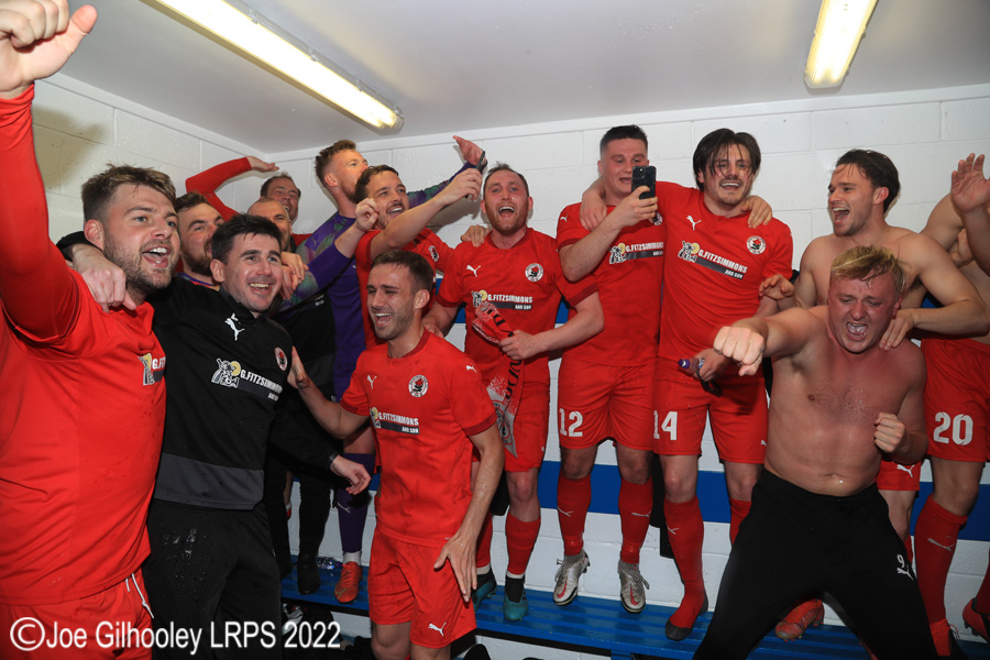 Cowdenbeath v Bonnyrigg Rose . The full time celebrations 
