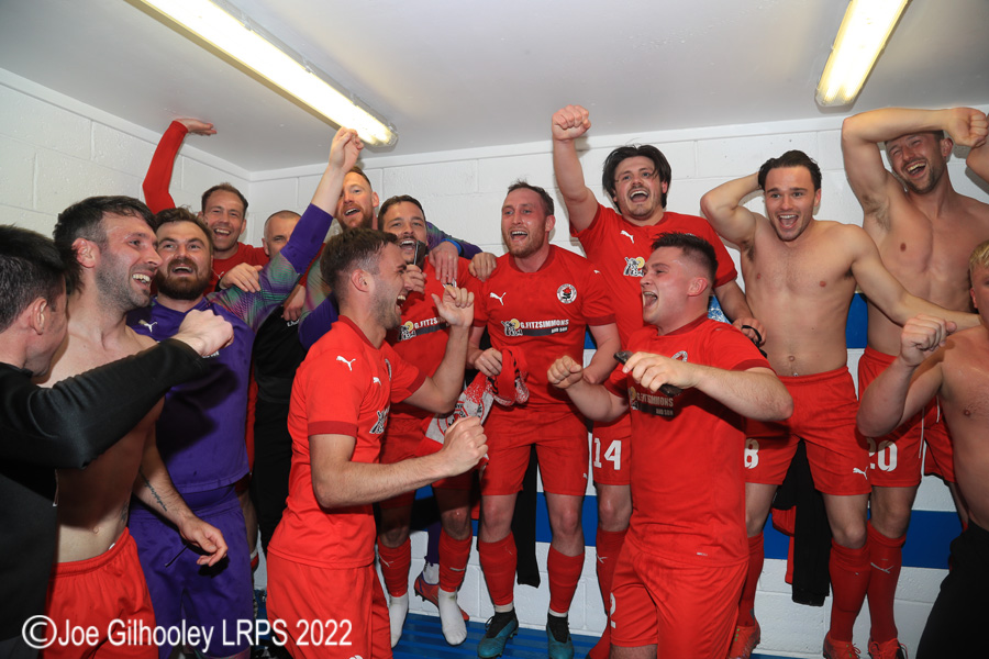 Cowdenbeath v Bonnyrigg Rose . The full time celebrations 