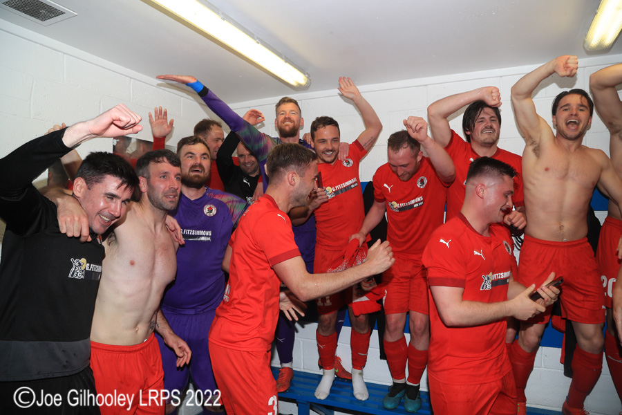 Cowdenbeath v Bonnyrigg Rose . The full time celebrations 