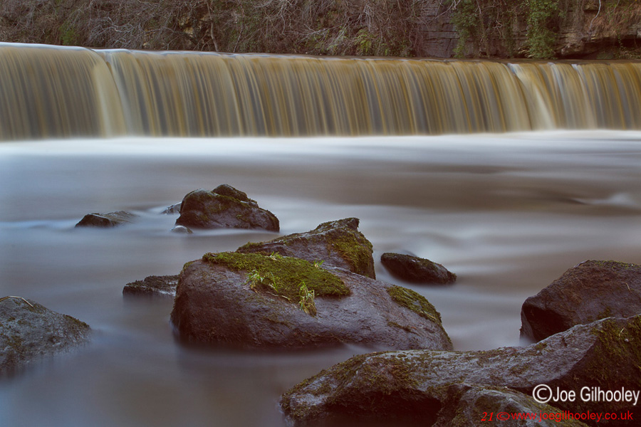 River Almond Waterfall at Cramond - 2nd January 2014
