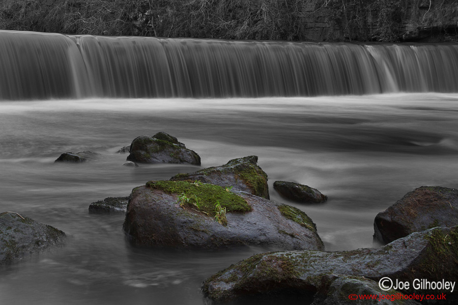 River Almond Waterfall at Cramond - 2nd January 2014