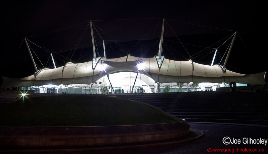 Our Dynamic Earth at night 