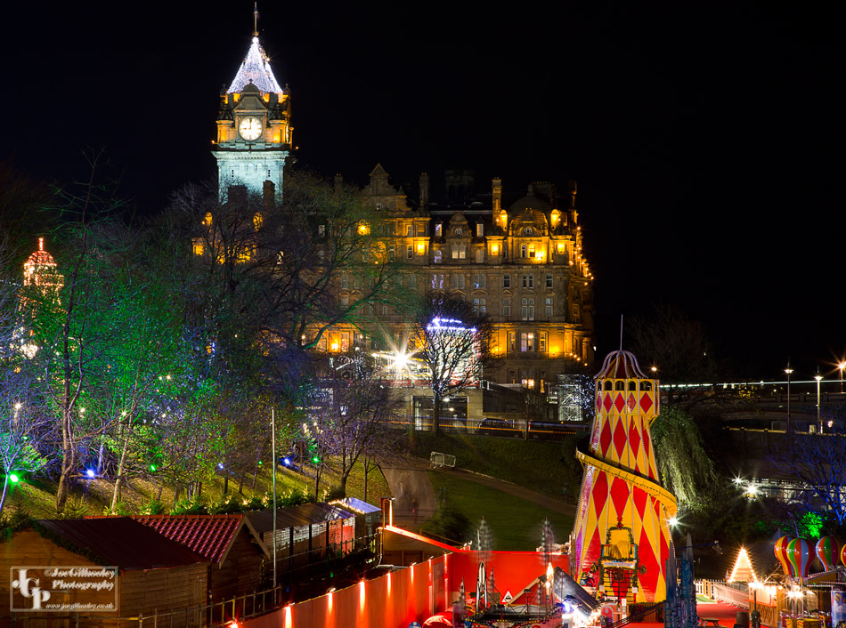 Edinburgh Christmas Attractions in Princes Street Gardens