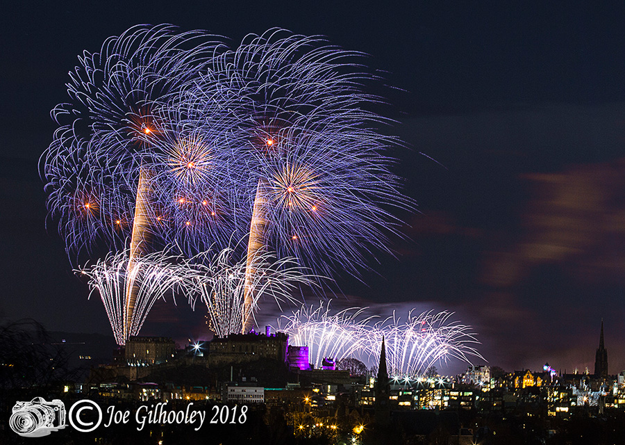 Edinburgh's New Year Fireworks 2018
