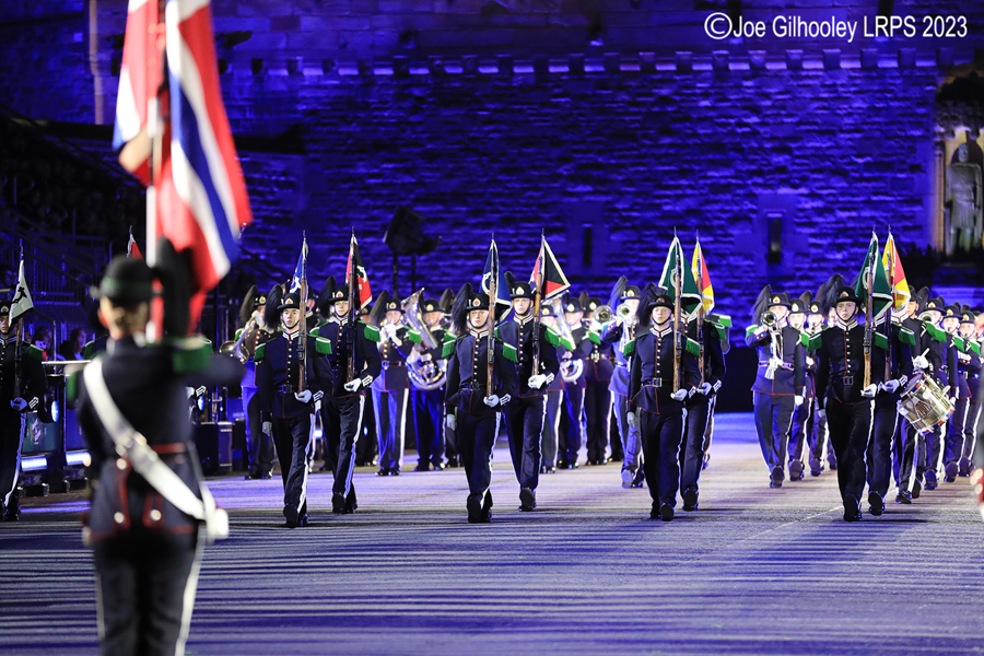 Royal Edinburgh Military Tattoo  His Majesty the King's Guard Band and Drill Team Norway