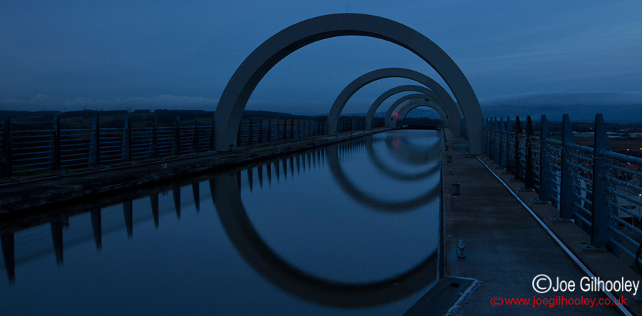 Falkirk Wheel by Night - 29th December 2013