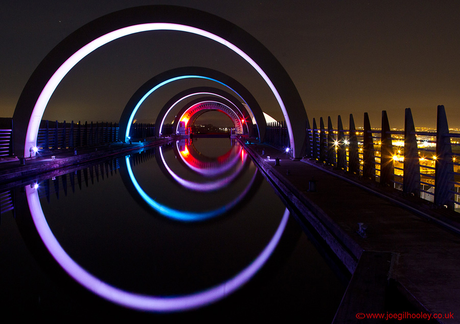 Falkirk Wheel by Night 