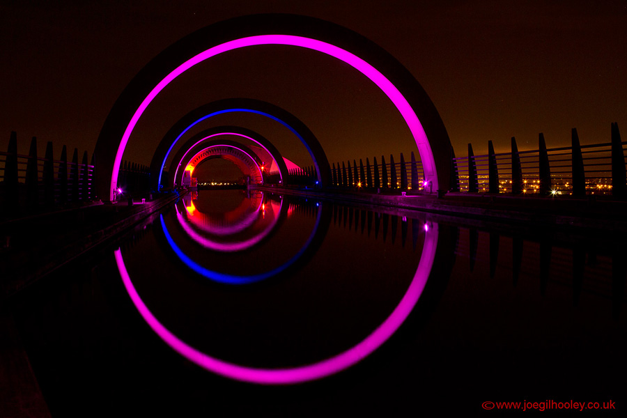Falkirk Wheel by Night 
