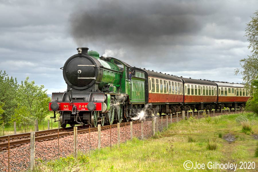 Morayshire Steam Train at Bo'ness & Kinneil Railway