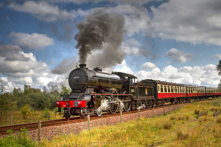 The Morayshire Steam Train at Bo'ness