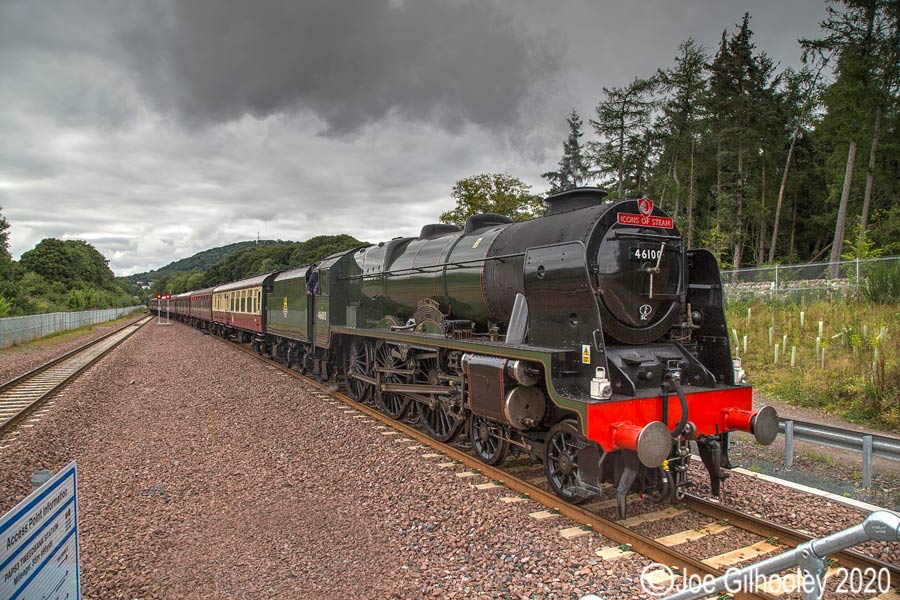 Royal Scot Steam Train on Borders Railway