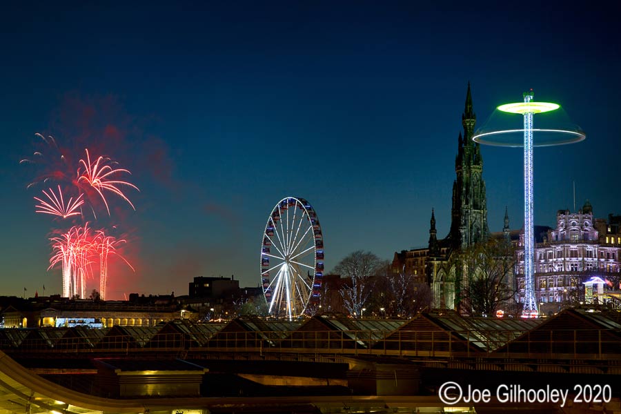 Edinburgh Christmas Attractions Fireworks
