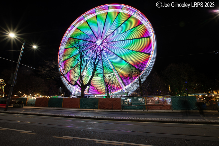 Ferris Wheel from Princes Street, Edinburgh Ferris Wheel from Princes Street, Edinburgh