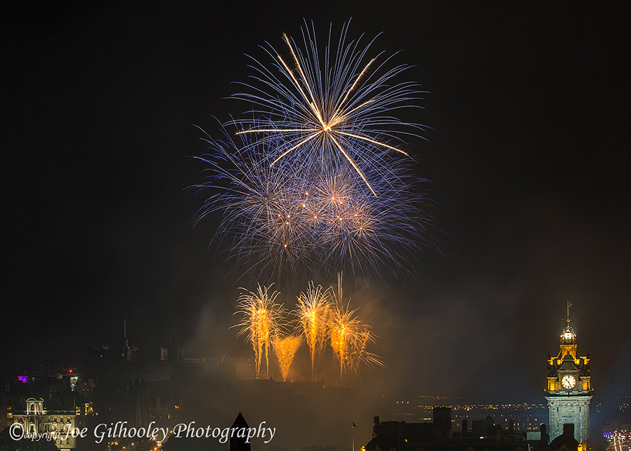 Virgin Money Edinburgh Festival Fireworks 2016 from Calton Hill