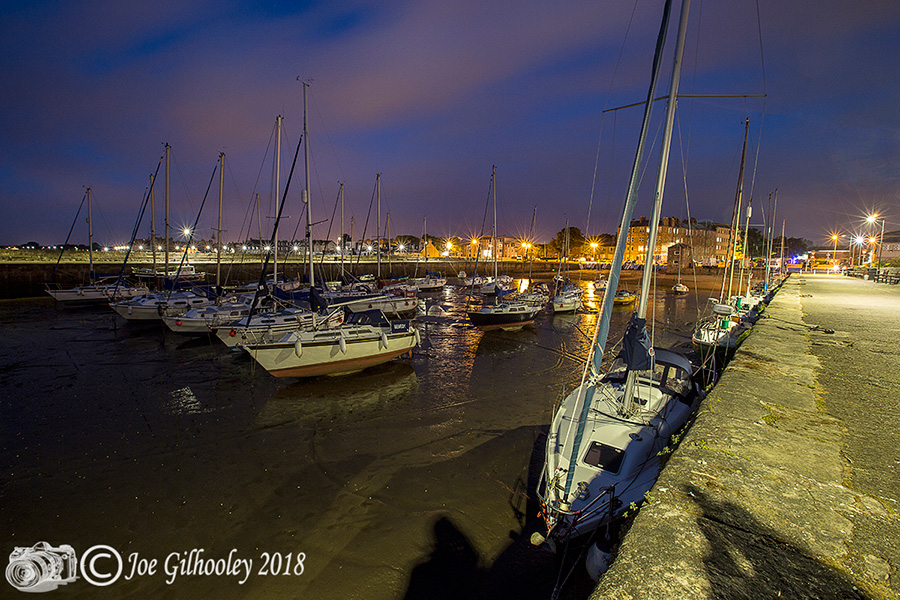 Fisherrow Harbour by Night