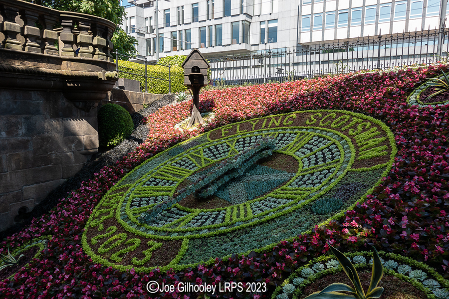 Floral Clock Princes Street Gardens Edinburgh