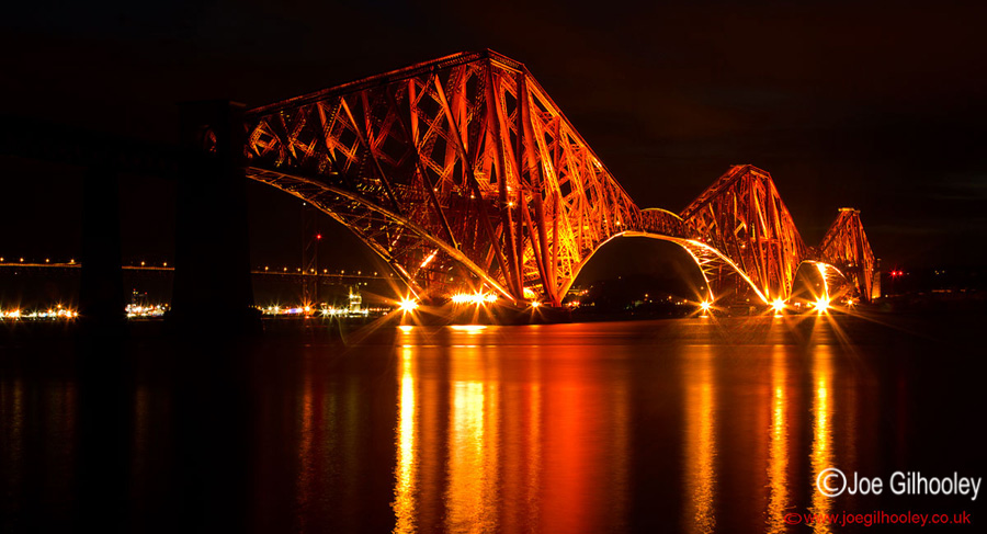 Forth Bridge at Night