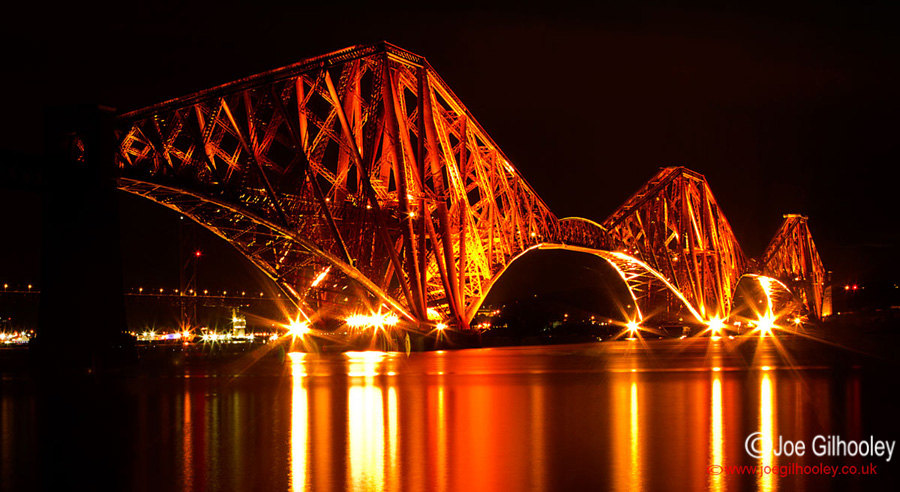 Forth Bridge at Night