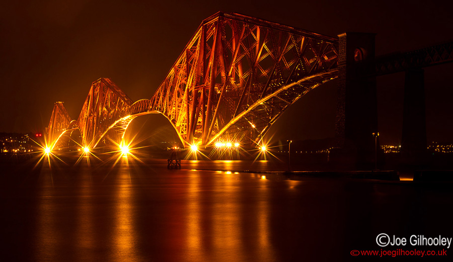 Forth Bridge by Night Monday 27th January 2014