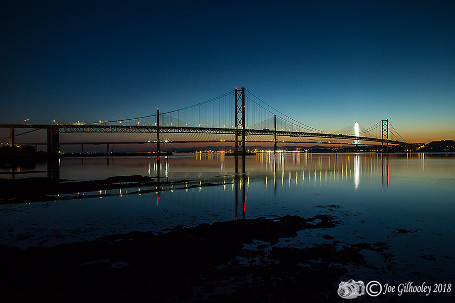 The Forth Road Bridge and The Queensferry Crossing