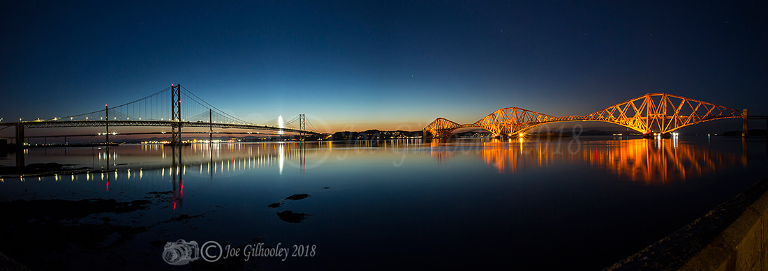 The Forth Bridge, The Forth Road Bridge and The Queensferry Crossing