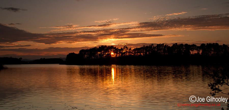 Gladhouse Reservoir Sunset