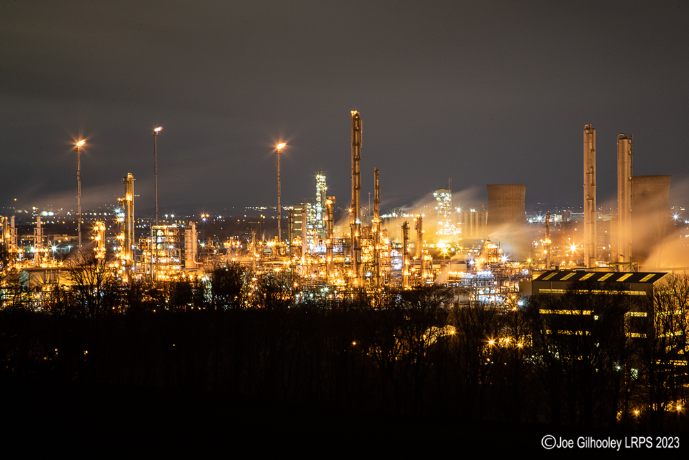 Grangemouth Refinery by Night