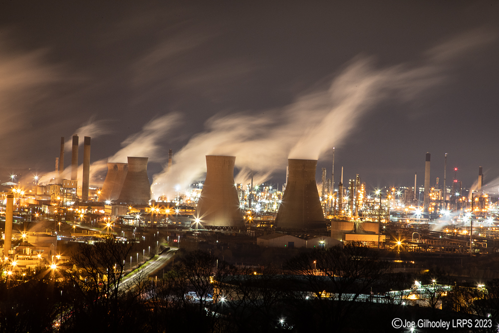 Grangemouth Refinery by Night