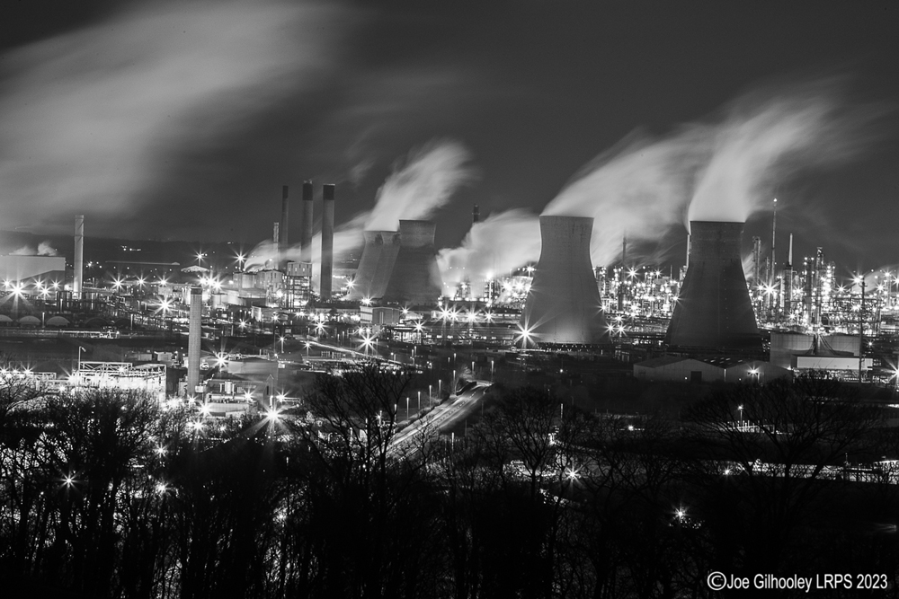 Grangemouth Refinery by Night