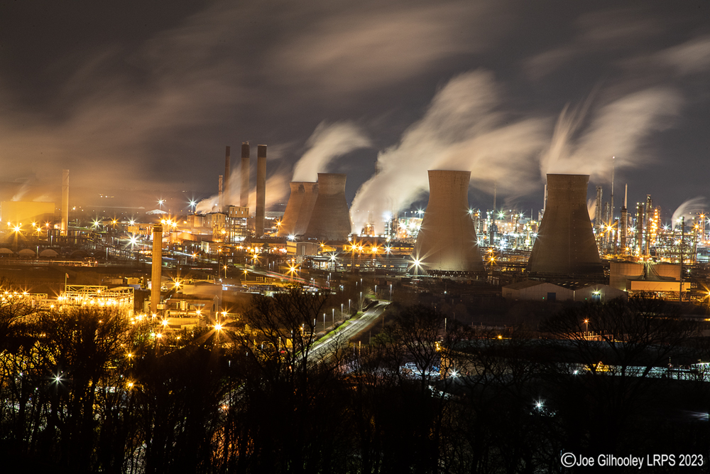 Grangemouth Refinery by Night