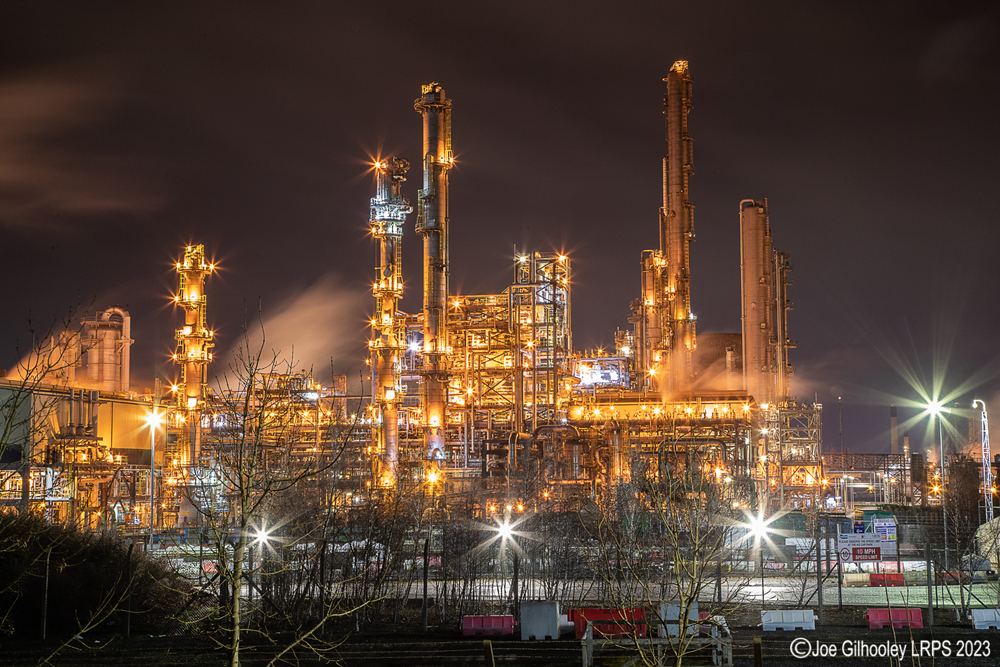 Grangemouth Refinery by Night