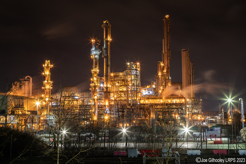 Grangemouth Refinery by Night