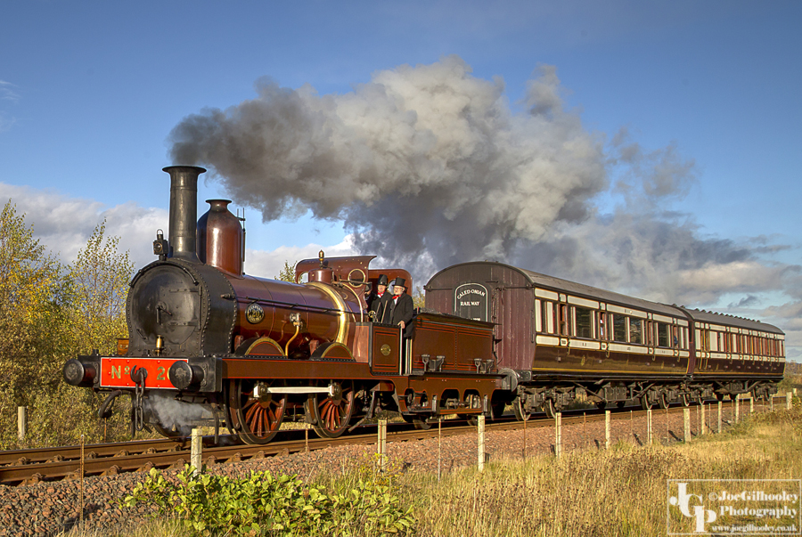 Bo'ness to Kinneil Railway - Furness No 20 Steam Train