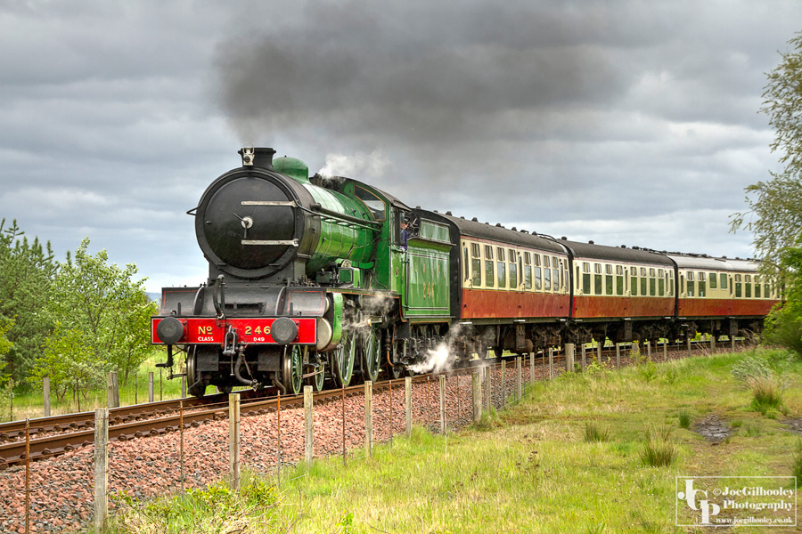 Morayshire Steam Train on Bo'ness and Kineill Railway