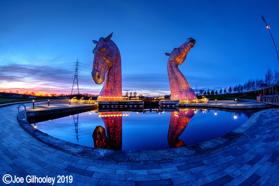 The Kelpies by Night