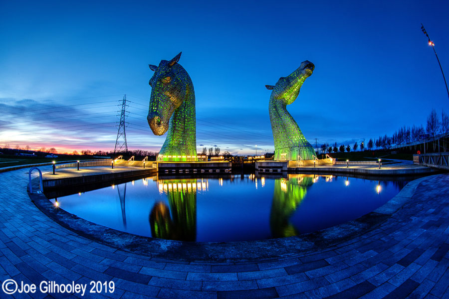 The Kelpies by Night