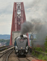 Sir Nigel Gresley 60007 Steam Train at Forth Bridge 6th July 2015