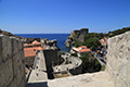Walking Dubrovnik city walls July 2017