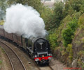 Duchess of Sutherland Steam Train in Fife 14th September 2014