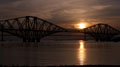 Forth Bridges at dusk 9thJuly 2013