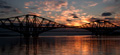 Forth Bridges at Sunset 8th August 2013