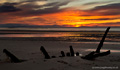Longniddry Bents Beach sunset - 3rd July 2015