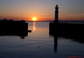 Newhaven Harbour at sunset 21st April 2015