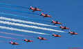 Red Arrows at East Fortune Airshow 25th July 2015