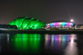 River Clyde around Hydro by night photography