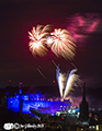 Edinburgh Military Tattoo Fireworks from Arthur Seat 15th  August 2018