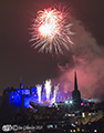 Edinburgh Military Tattoo Fireworks from Arthur Seat 20th  August 2018