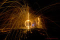 Wire Wool burning photography